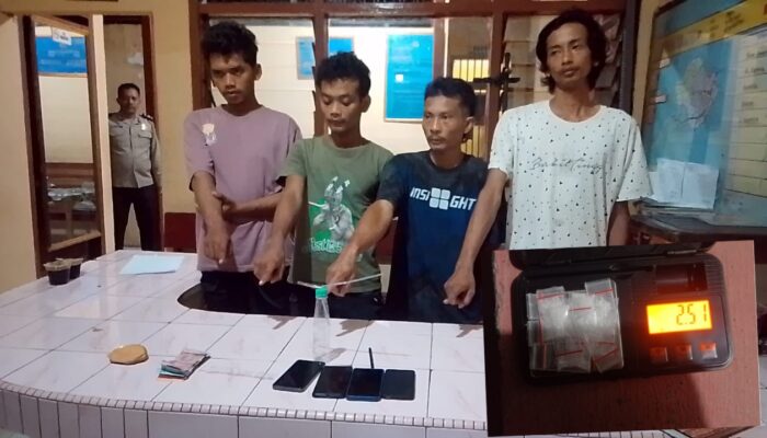 Kodim 0207/Simalungun Gempur Peredaran Narkoba, 2,5 Gram Sabu dan Empat Pelaku di Amankan