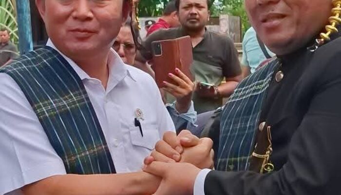 Partuha Maujana Sambut Wamen HAM di Kampung Baru Gurilla