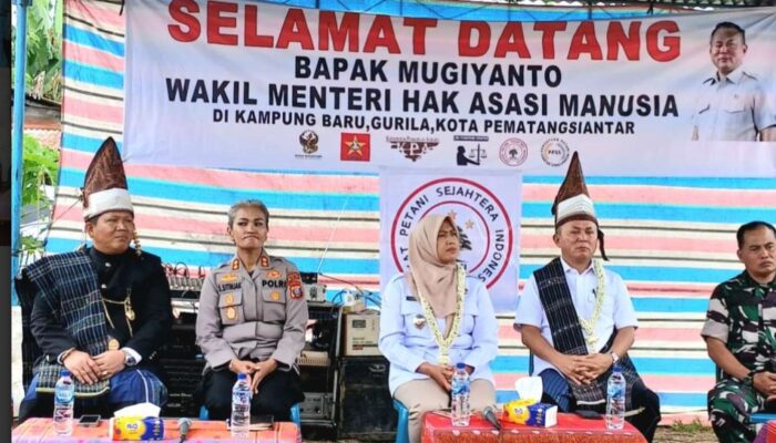 Wamen HAM Siap Selesaikan Dugaan Pelanggaran HAM Terkait Konflik Agraria di Gurilla Siantar