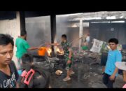 Eks Terminal Sukadame Dihebohkan Kebakaran Hebat, Diduga Dipicu ODGJ Bakar Ban dan Tempat Tidur