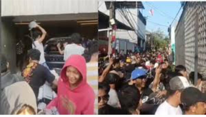Ratusan Massa Geruduk Rumah Ahmad Sahroni, Pagar dan Kendaraan Dirusak