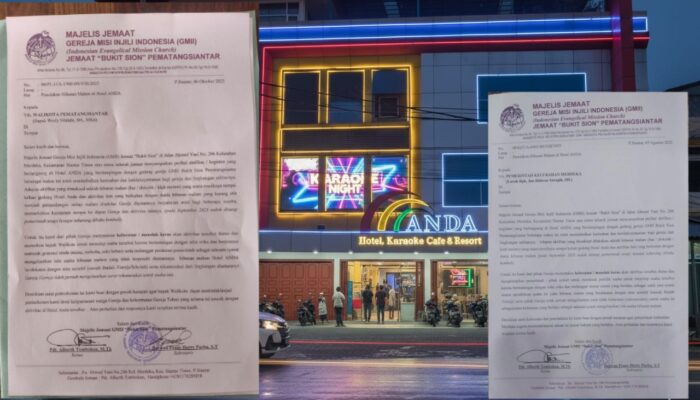 Anda Karaoke Diduga Langgar Zonasi Rumah Ibadah, Pemko Pematangsiantar Bungkam , Bara Hati Siap Turun Aksi