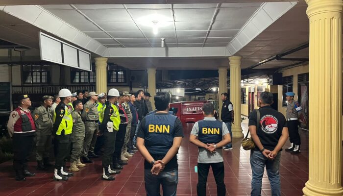 Cegah Penyalahgunaan Narkoba, Polres Kota Pematangsiantar Razia Tempat Hiburan Malam