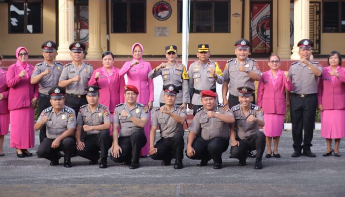 62 Personel Polres Pematangsiantar Naik Pangkat, Kapolres: Jadikan Momentum untuk Berbuat Terbaik