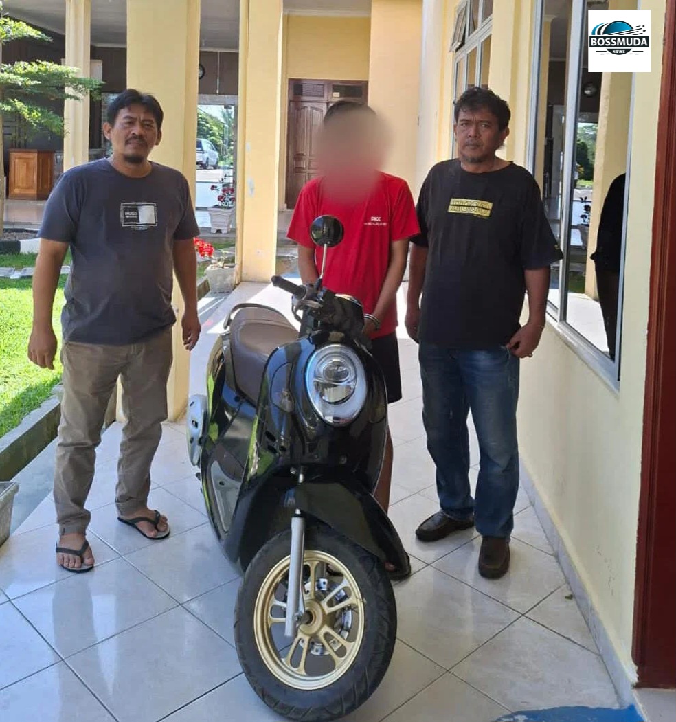 Curi Motor Milik Teman Sendiri, Pria di Siantar Timur Diringkus Jatanras Polres Simalungun