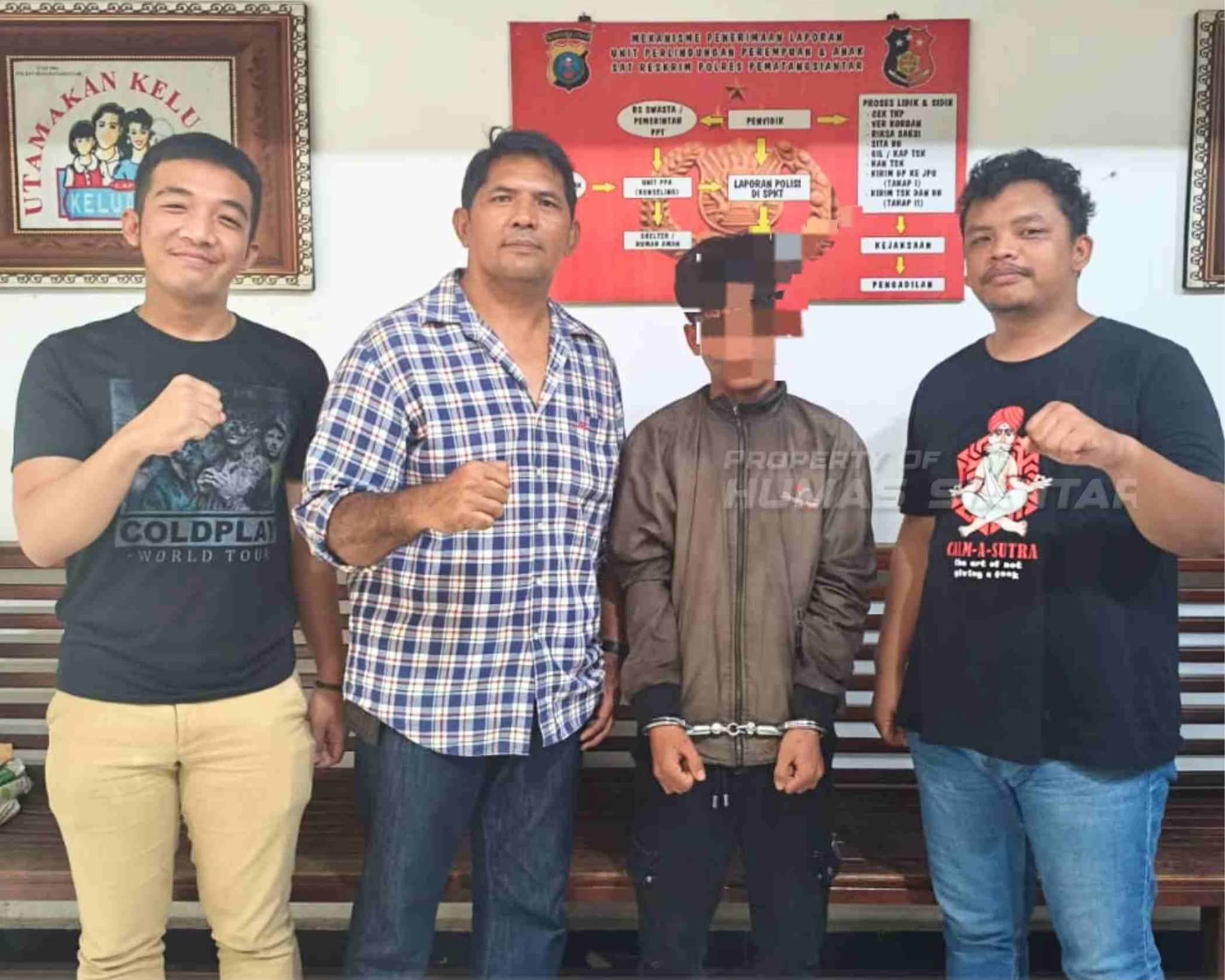 Polres Pematangsiantar Amankan Terduga Pelaku Pemerkosaan dan Curas