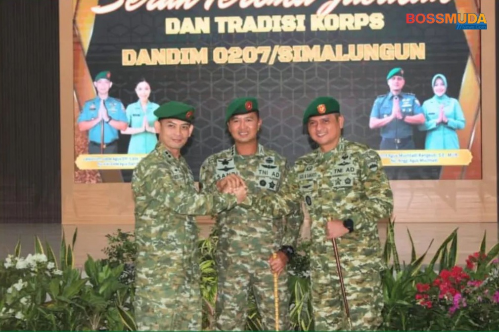 Tongkat Komando Berganti, Letkol Inf Agus Muchtadi Rangkuti Resmi Pimpin Kodim 0207/Simalungun